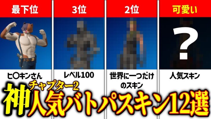 【Remix】フォートナイト配信者が選ぶ好きなチャプター2バトルパススキン12選【フォートナイト/Fortnite】