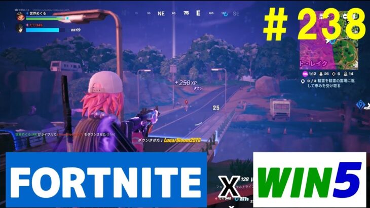 #238 【フォートナイト】取った順位で、WIN5チャレンジ【2人実況】【fortnite】