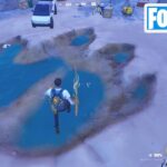 足跡を調べる【フォートナイト Fortnite ゴジラ】