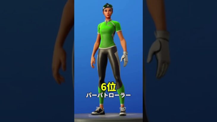 プロが愛用する猛者スキンランキング【フォートナイト / Fortnite】#shorts