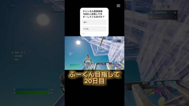 ふーくん目指して20日目 #fortnite #フォトナキル集 #フォートナイトキル集 #フォトナ #キル集