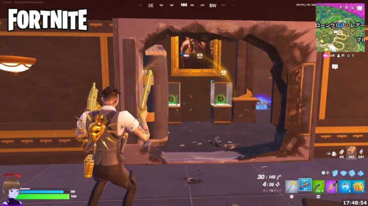 保管庫を破る【フォートナイト Fortnite ゴールデンガンスリンガー】