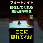 【フォートナイト】回復してくれる隠れ場所発見　 #フォートナイト #FORTNITE #shorts