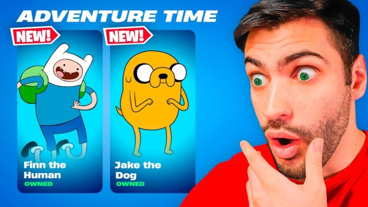 🔴 New Fortnite ADVENTURE TIME *UPDATE* OUT NOW! (LIVE)
