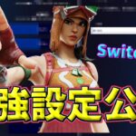 【Switch勢必見！】エイムが超良くなる⁉最強設定公開！＆キル集 【フォートナイト/Fortnite】