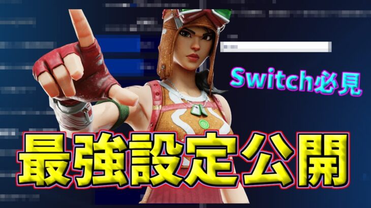 【Switch勢必見！】エイムが超良くなる⁉最強設定公開！＆キル集 【フォートナイト/Fortnite】