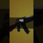 個人的にスキンなフォートナイトのアサルトライフルランキングTOP12#shorts #short #fortnite #フォートナイト #w #ww #面白い