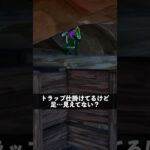 トラップ仕掛けてるけど足見えてる子【フォートナイト】