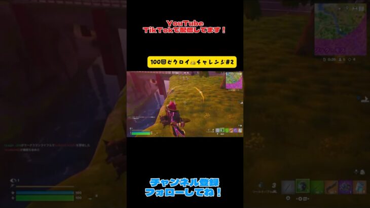 最後？もちろん狙ったヨ？ 『100回ビクロイチャレンジ#2』【Fortnite】