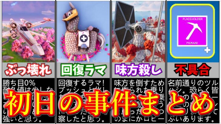 チャプター６シーズン3初日の事件まとめ【フォートナイト/ゆっくり解説/ゆっくり実況】