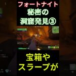 【フォートナイト】秘密の洞窟発見③ #フォートナイト #FORTNITE #shorts