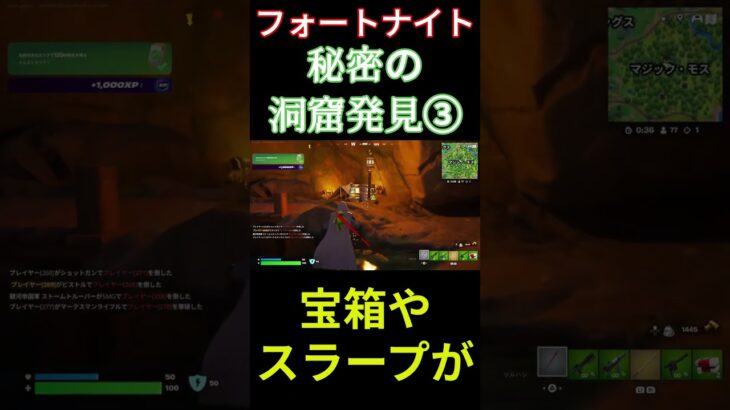 【フォートナイト】秘密の洞窟発見③ #フォートナイト #FORTNITE #shorts
