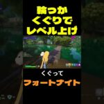 【フォートナイト】輪っかくぐりでレベル上げ #フォートナイト #FORTNITE #shorts
