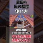 最強の風の精霊の使い方 #フォートナイト #fortnite #shorts