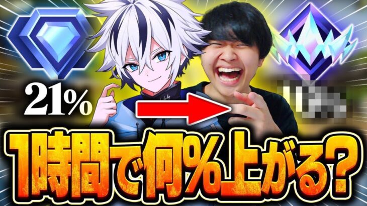 最強ストリーマーけいきと1時間ランクしたらどれぐらい上がるのか⁉︎【フォートナイト/FORTNITE】