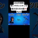 【プロ愛用】 2025年最新 使いやすいスキンの組み合わせ15選 Part2  【フォートナイト】