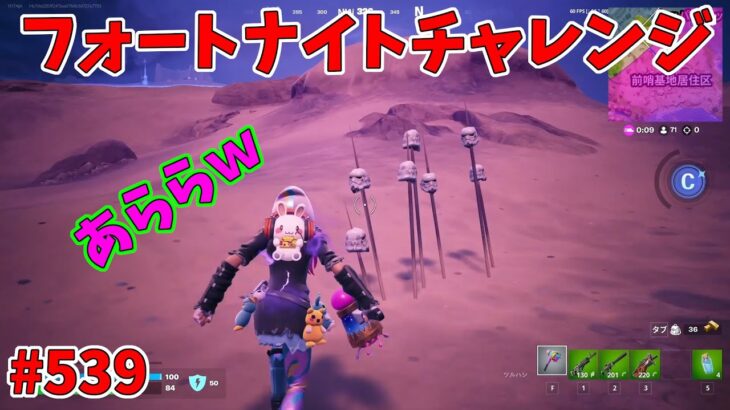 【フォートナイト】よたじゃのフォートナイトチャレンジ#539