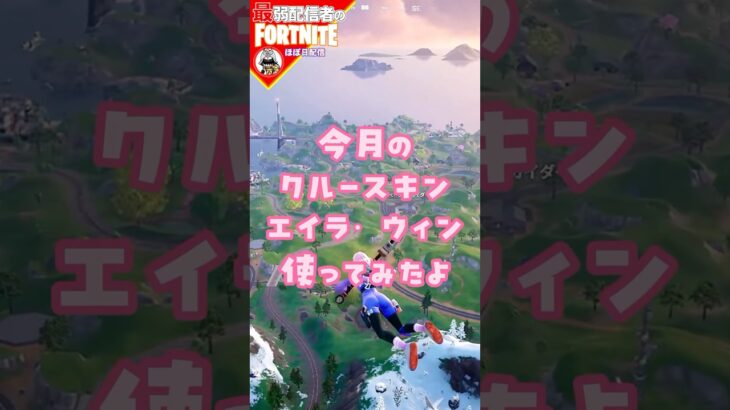 クルースキン6/3 #フォートナイト#fortnite#shorts#tiktok#filmora#ライブ#無言#配信#参加型#ぽんこつ#バトルパス#エンジョイ#エイラ・ウィン#クルー#使用感
