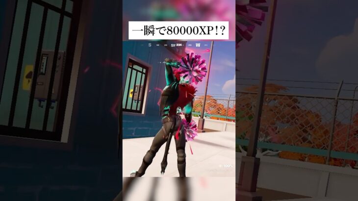 一瞬で80000XPかせげる！？この裏ワザは本当なのか検証してみたんやで #フォートナイト #fortnite #小ネタ #小技