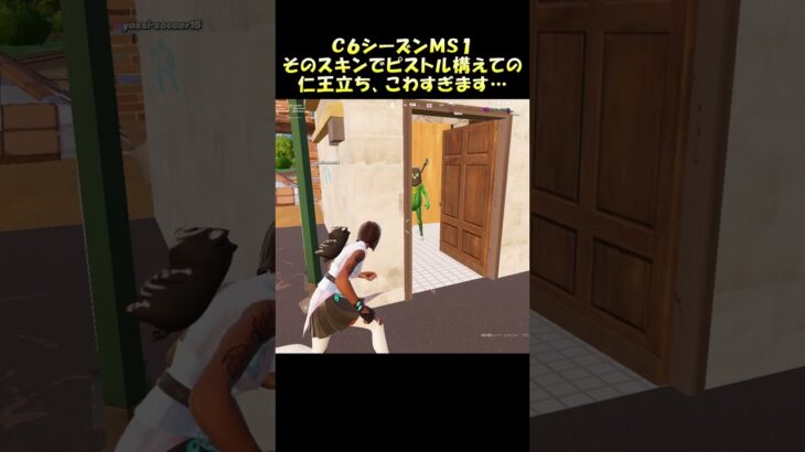 そのスキンでピストル構えての仁王立ち、こわすぎます…🤔【フォートナイトC6SMS1】#akチャンネル #fortnite #フォートナイト #モーション #編集 #クリップ #starwars