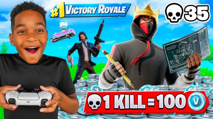 EVERY KILL DJ GETS = $100 FORTNITE CHALLENGE