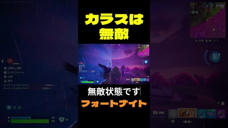 【フォートナイト】カラスは無敵 #フォートナイト #FORTNITE #shorts