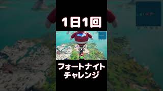 【FORTNITE】1日1回フォートナイトチャレンジ13日目【実況】【#shorts】