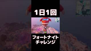 【FORTNITE】1日1回フォートナイトチャレンジ23日目【実況】【#shorts】