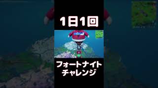 【FORTNITE】1日1回フォートナイトチャレンジ29日目【実況】【#shorts】