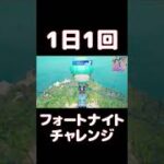 【FORTNITE】1日1回フォートナイトチャレンジ51日目【実況】【#shorts】