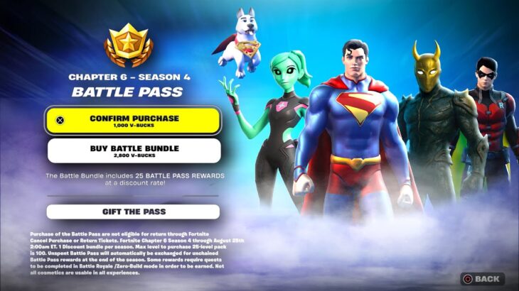 Fortnite Chapter 6 Season 4 Battle Pass Overview Trailer