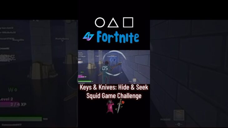 Fortnite Squid Game Hide & Seek: Keys & Knives Challenge 🔪😈