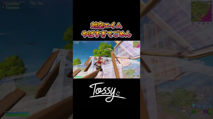 対空エイムやばすぎてごめん【フォートナイト/Fortnite】#shorts
