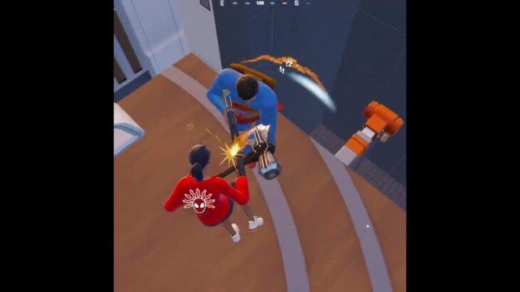 無敵の絶対に攻撃してこないスーパーマンのNPCを怒らせると#フォートナイト #shorts