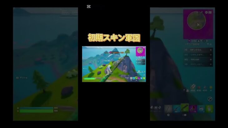 【フォトナ】初期スキン軍団！！#フォートナイト #fortnite #フォートナイト #fortnite #shorts #フォトナキル集