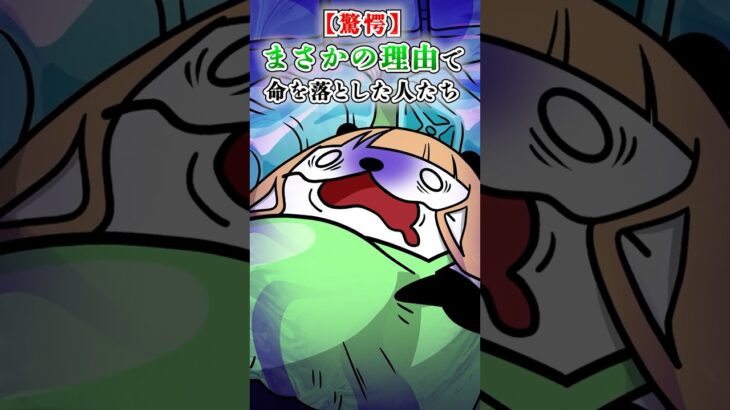 【驚愕】まさかの理由で命を落とした人たち【アニメ】#テイペン #plottアニメ