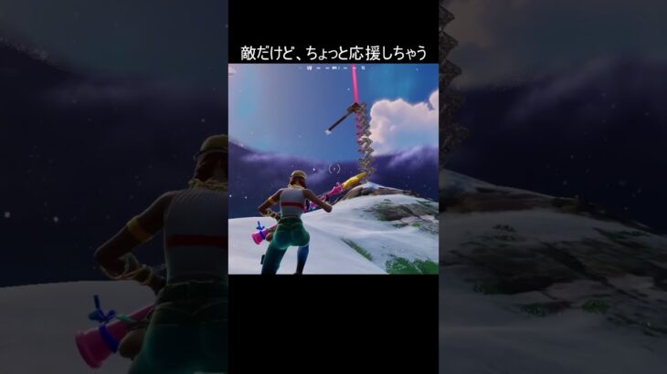 敵なのに応援しちゃった…でも運命は残酷だった #フォートナイト #shorts  #fortnite #天空チャレンジ #感動かと思いきや #フォートナイト悲劇