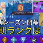 新シーズン 開幕早々初期ランクは？