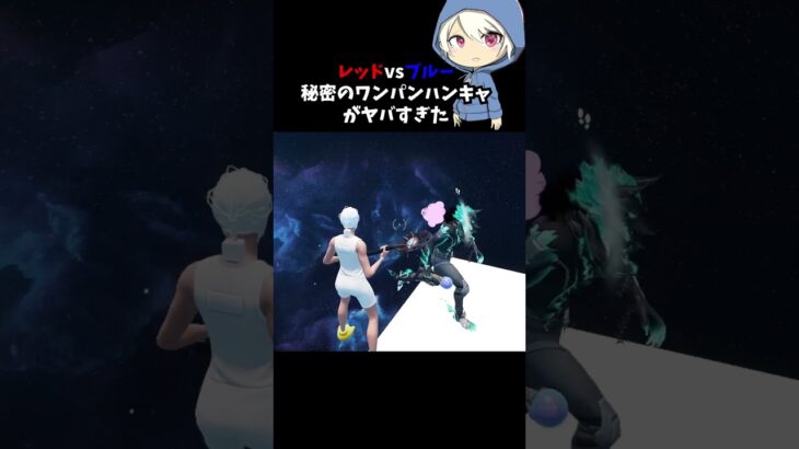 レッドvsブルー秘密のワンパンハンキャが最強すぎてやばい#fortnite #フォートナイト