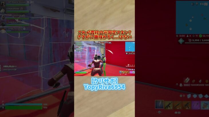 【フォートナイト】これがきゆ(霞柱)の元固定スキンなのか…w #shorts #fortnite