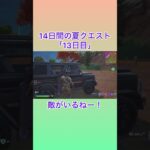 14日間の夏クエスト 13日目 #フォートナイト #fortnite #攻略 #バリスティックシールド