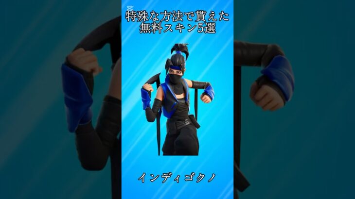 【無料】特殊な方法で貰えた無料スキン5選!!【フォートナイト/Fortnite】