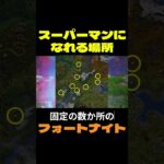 【フォートナイト】スーパーマンになれる場所 #フォートナイト #FORTNITE #shorts