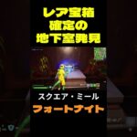 【フォートナイト】レア宝箱確定の地下室発見 #フォートナイト #FORTNITE #shorts