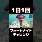【FORTNITE】1日1回フォートナイトチャレンジ15日目【実況】【#shorts】