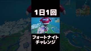 【FORTNITE】1日1回フォートナイトチャレンジ16日目【実況】【#shorts】