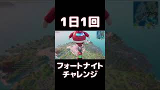【FORTNITE】1日1回フォートナイトチャレンジ17日目【実況】【#shorts】