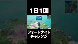 【FORTNITE】1日1回フォートナイトチャレンジ39日目【実況】【#shorts】