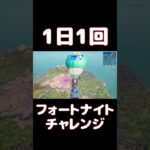 【FORTNITE】1日1回フォートナイトチャレンジ5日目【実況】【#shorts】