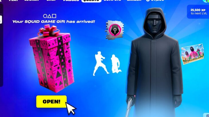 FREE SQUID GAME SKIN NOW in Fortnite!